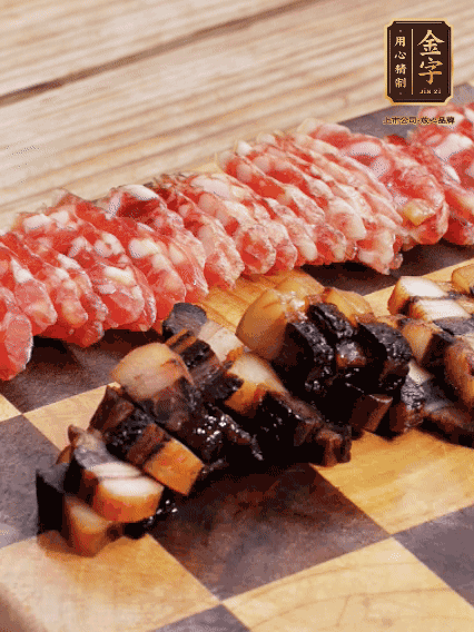 金字二八臘腸、金字醬油肉切薄片