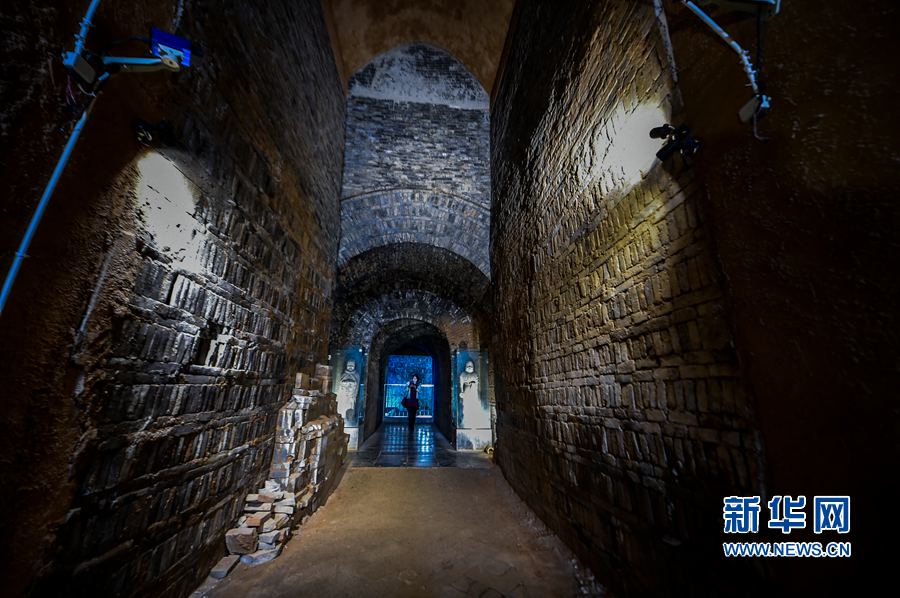 洛陽:北魏宣武帝“景陵”墓室地宮開放 洛陽:北魏宣武帝“景陵”墓室地宮開放